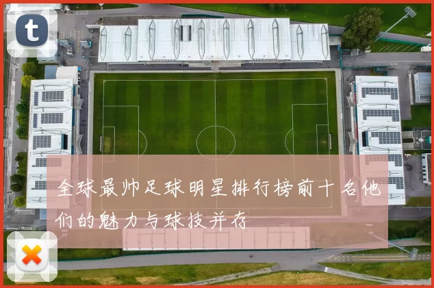 全球最帅足球明星排行榜前十名他们的魅力与球技并存